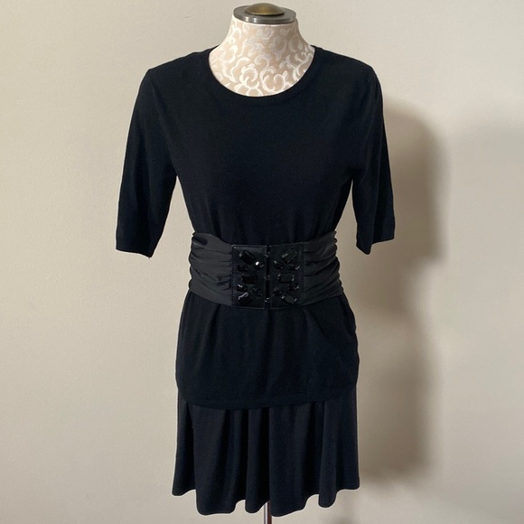 Bebe Extra Wide Bling Belt - Picture 11 of 12